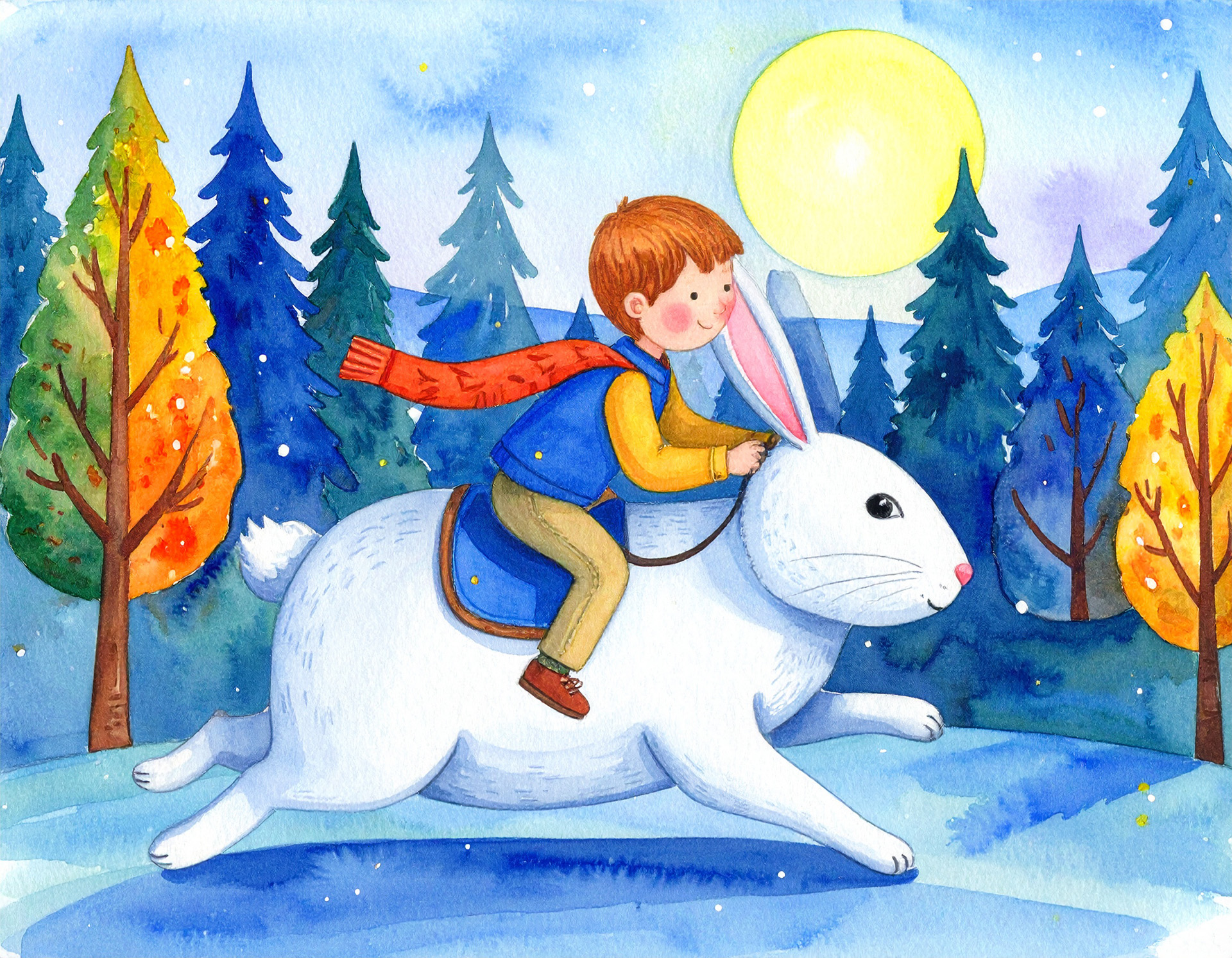 生成AIで絵本用のイラストを描いてみました