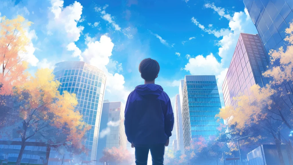 少年と未来の東京